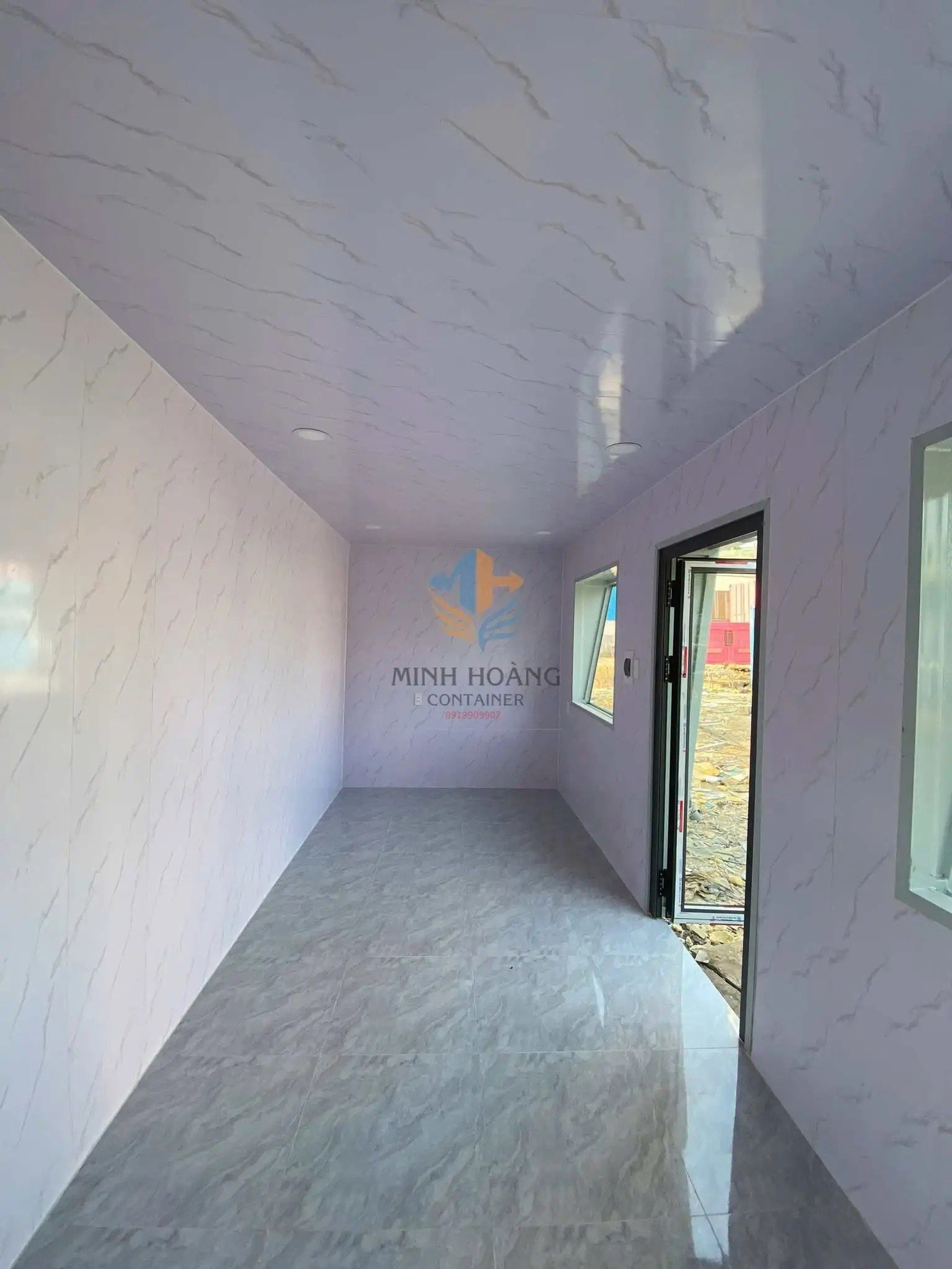 Container Văn Phòng 20 Feet Trắng Hiện Đại